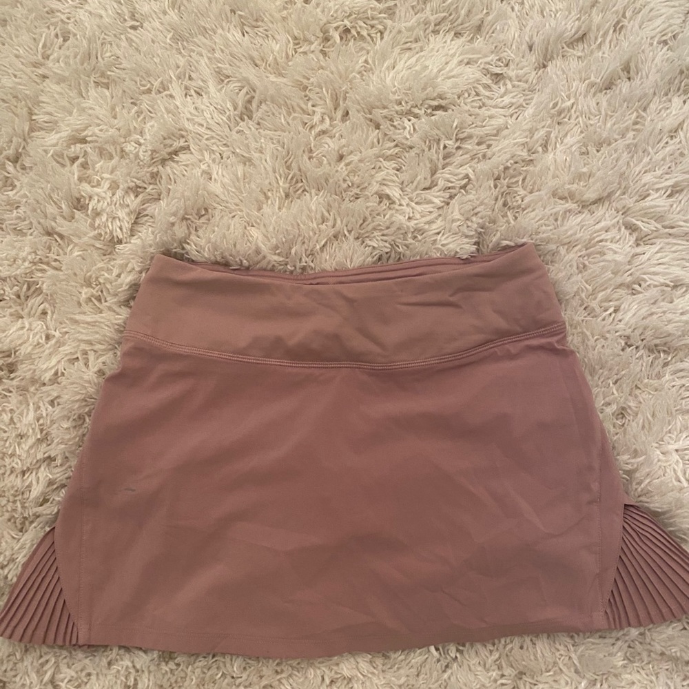 lululemon side pleated skirt